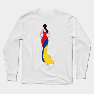 Colombia Woman Long Sleeve T-Shirt
